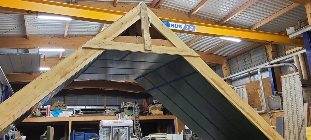 Réalisation charpente, Maison Bois Féliot, Constructeur ossature bois à rennes