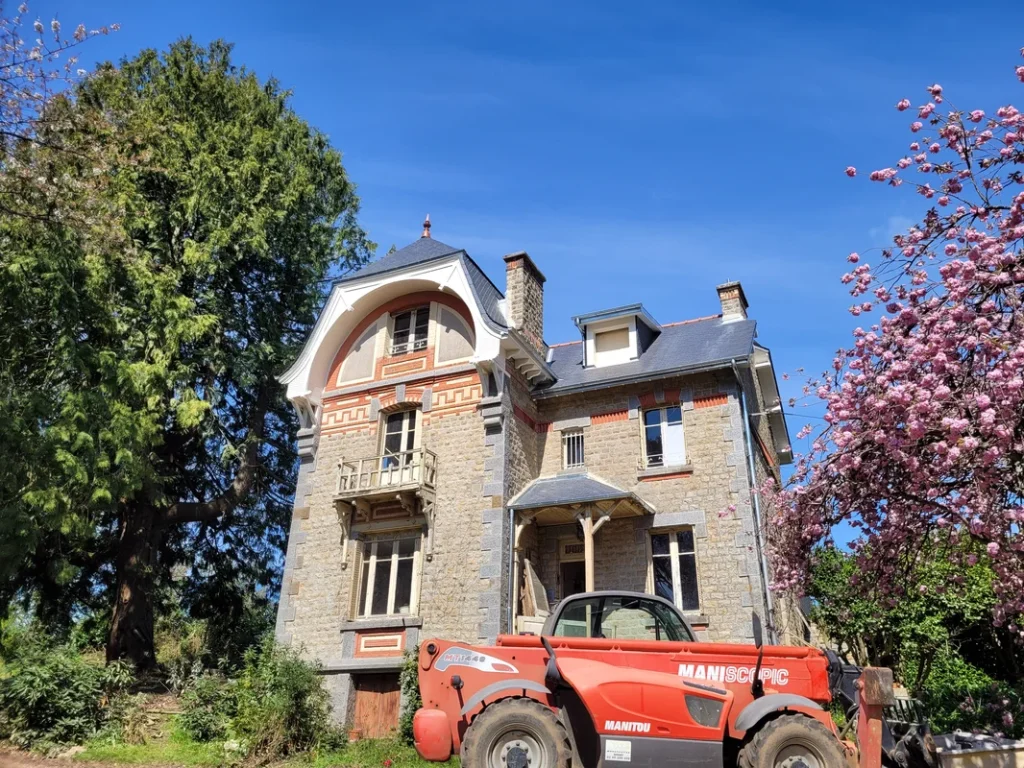 Réalisation couverture, Maison Bois Féliot, Constructeur ossature bois à rennes