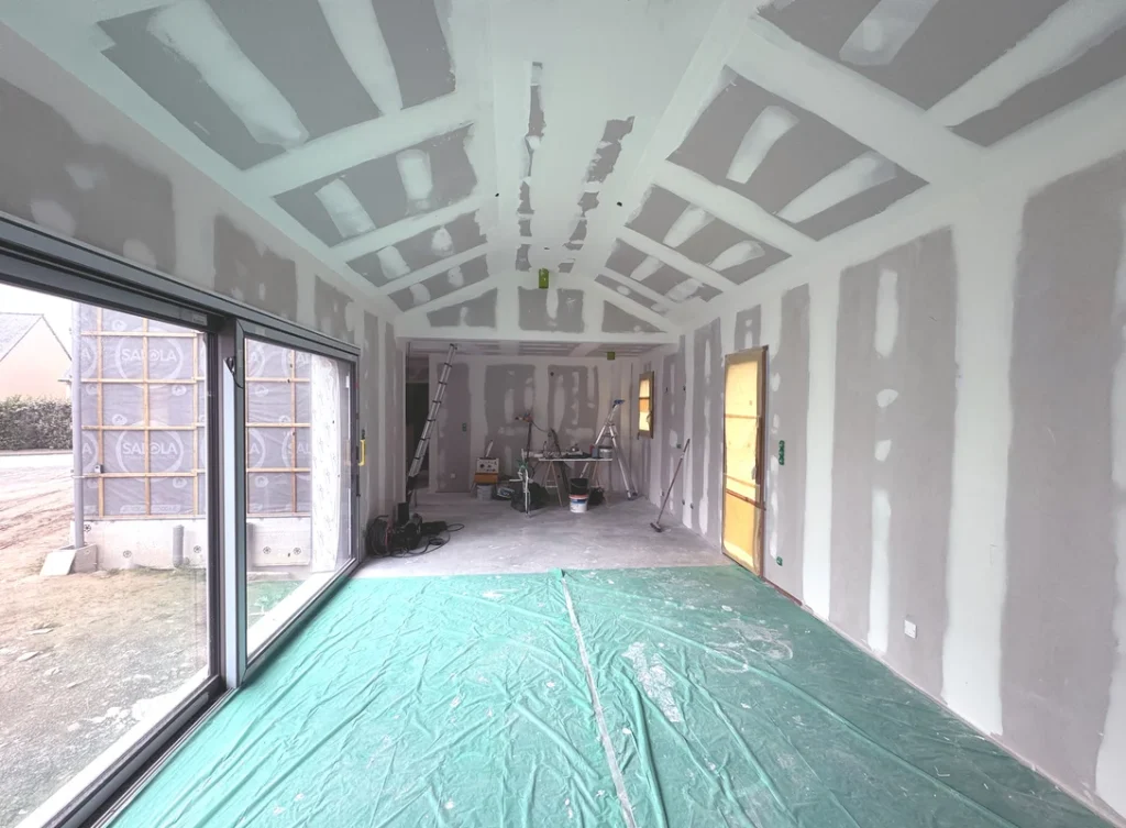 Réalisation maison passive, Maison Bois Féliot, Constructeur ossature bois à rennes