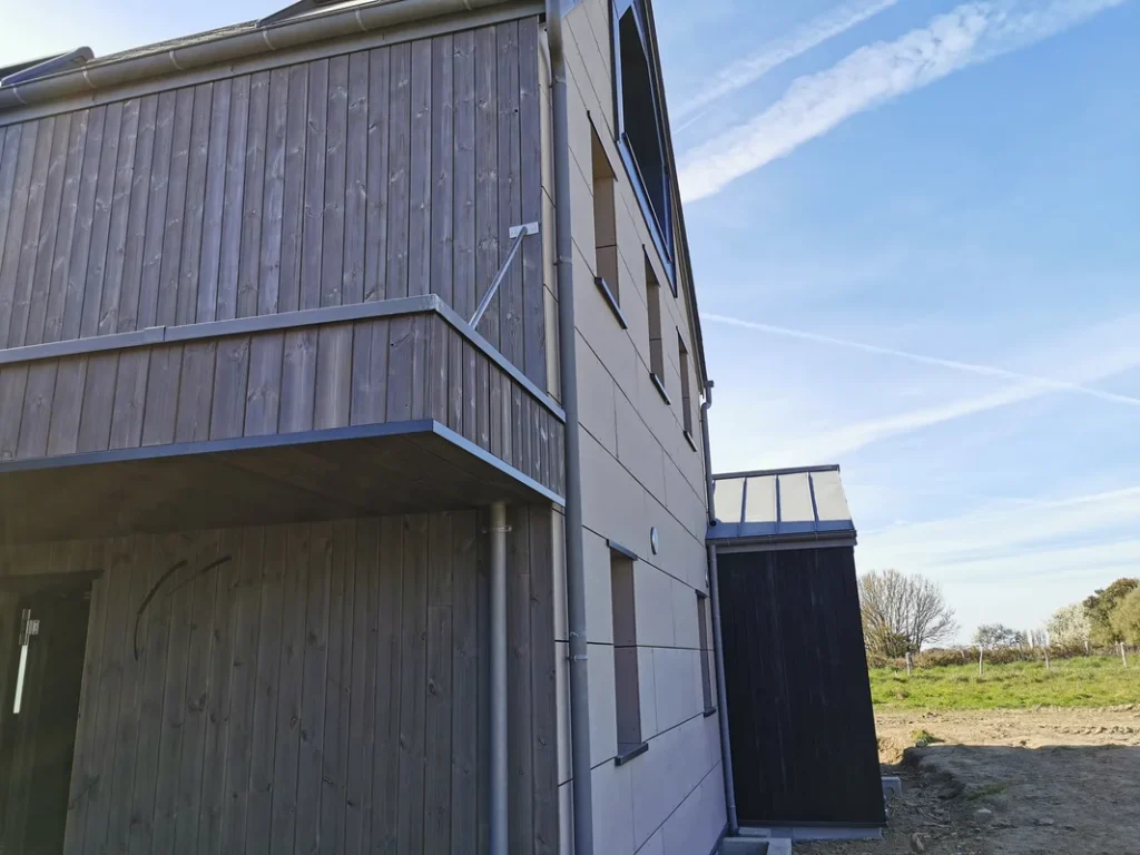 Réalisation ossature bois, Maison Bois Féliot, Constructeur ossature bois à rennes
