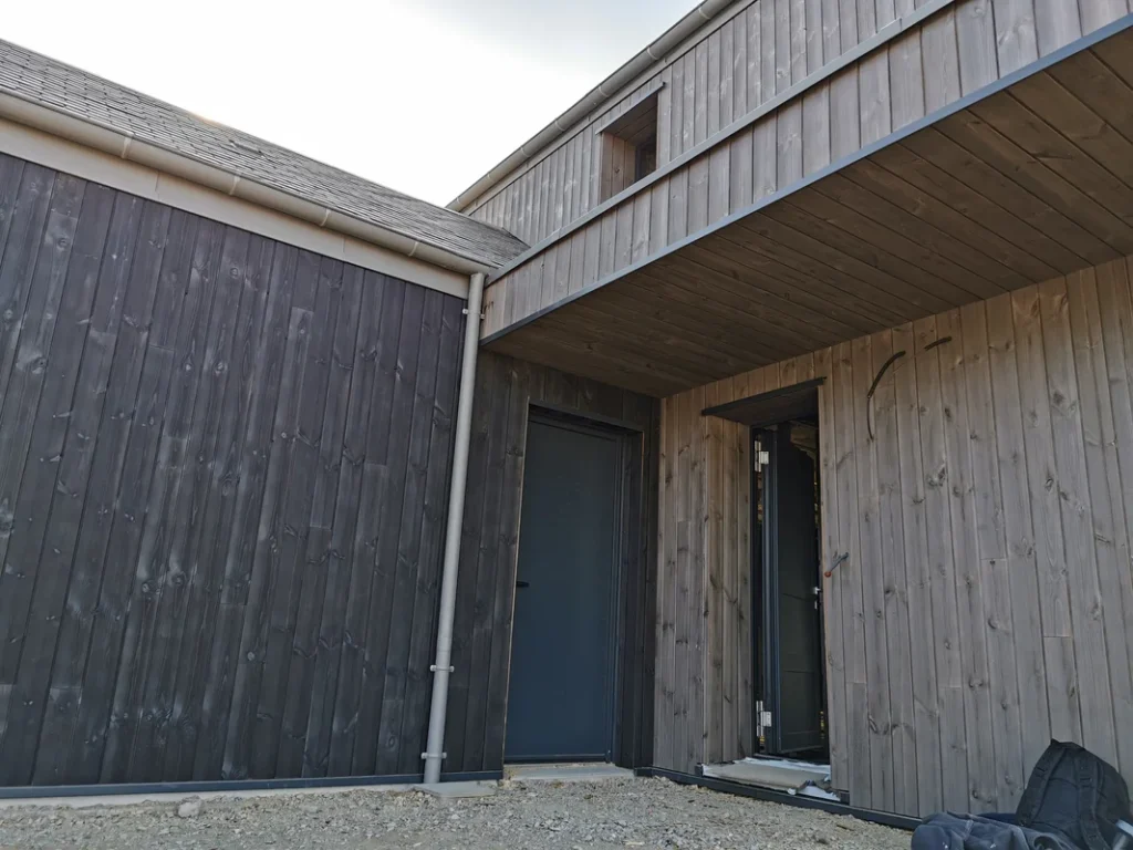Réalisation ossature bois, Maison Bois Féliot, Constructeur ossature bois à rennes