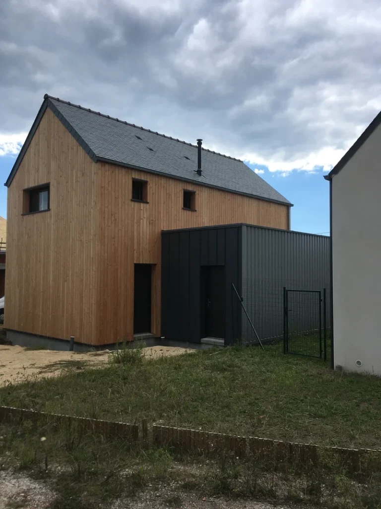 Réalisation ossature bois, Maison Bois Féliot, Constructeur ossature bois à rennes