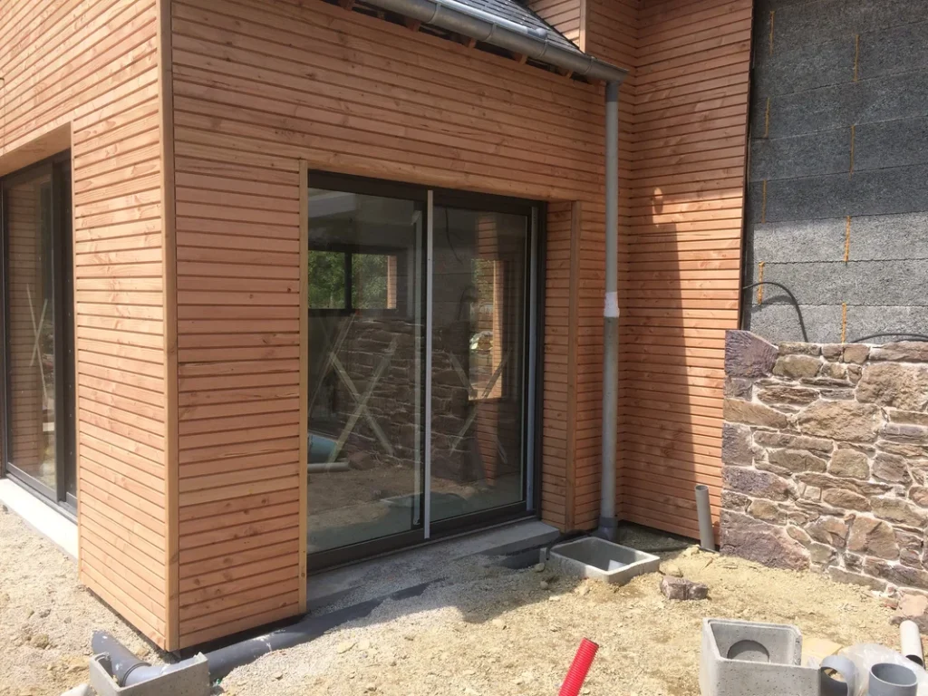 Réalisation ossature bois, Maison Bois Féliot, Constructeur ossature bois à rennes