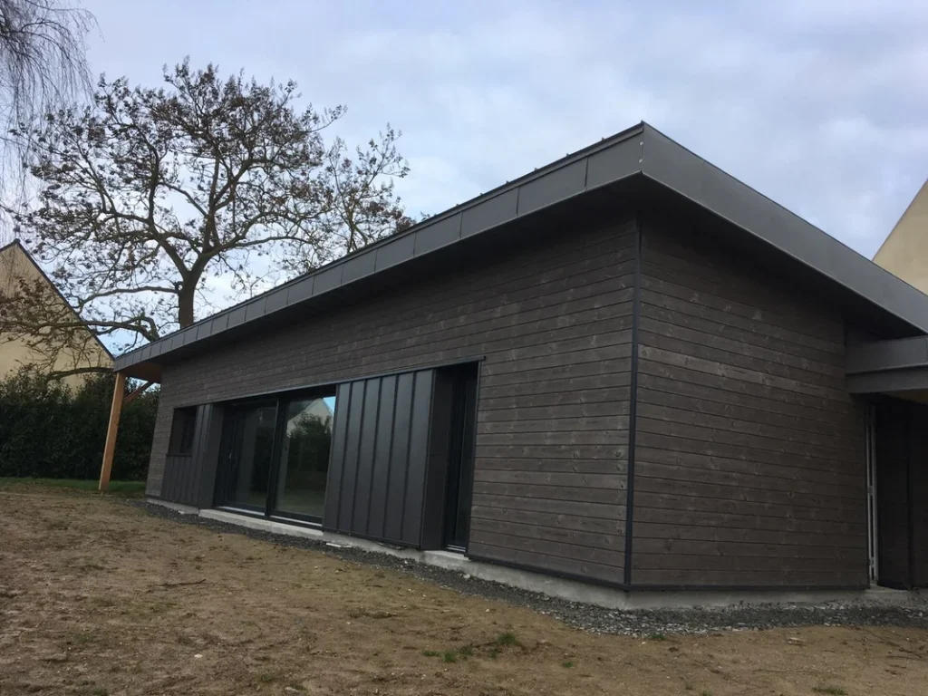 Réalisation ossature bois, Maison Bois Féliot, Constructeur ossature bois à rennes