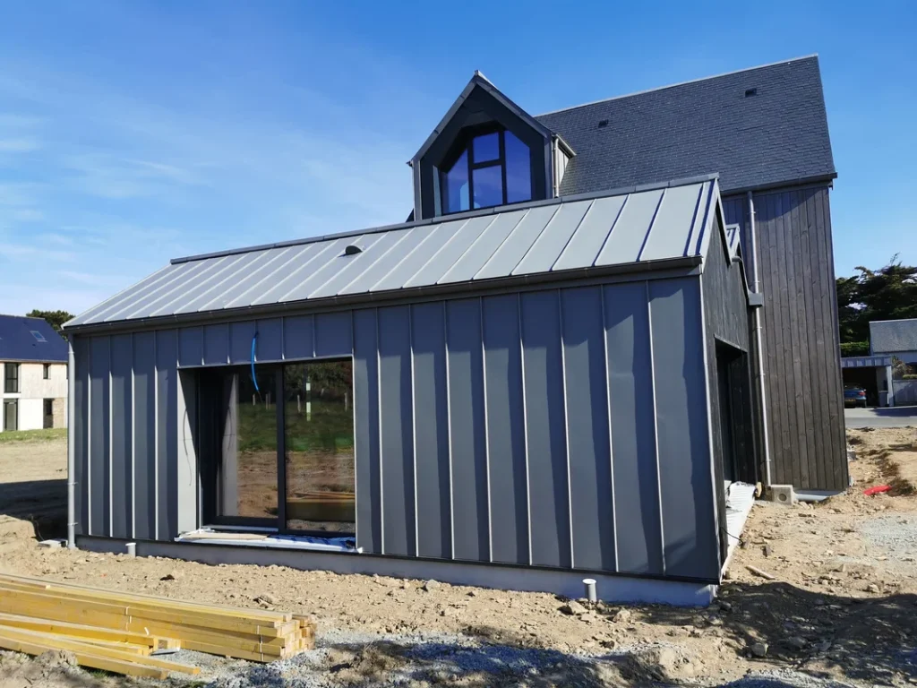 Réalisation ossature bois, Maison Bois Féliot, Constructeur ossature bois à rennes